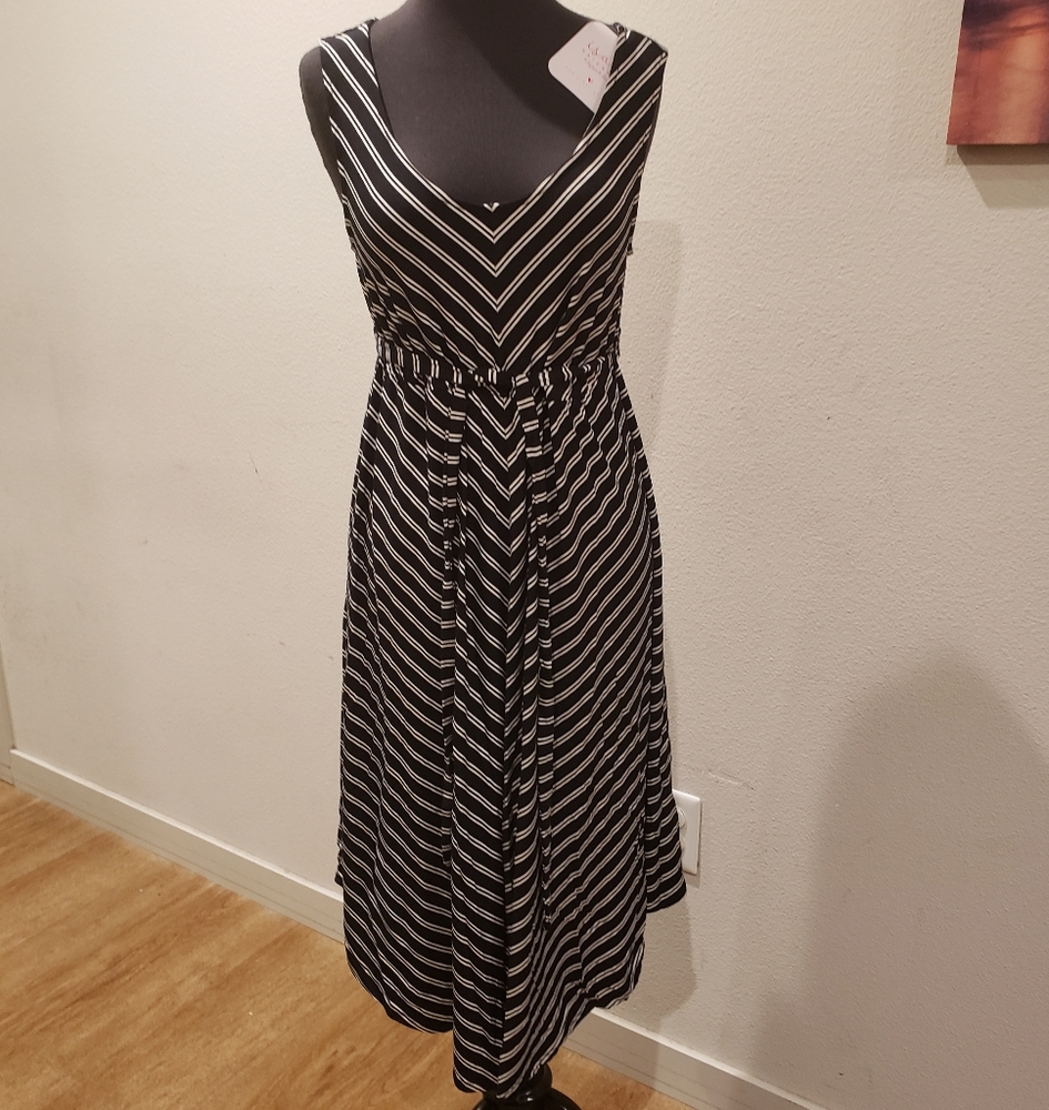 Striped Sleeveless Maternity Dress ingrid Isabel